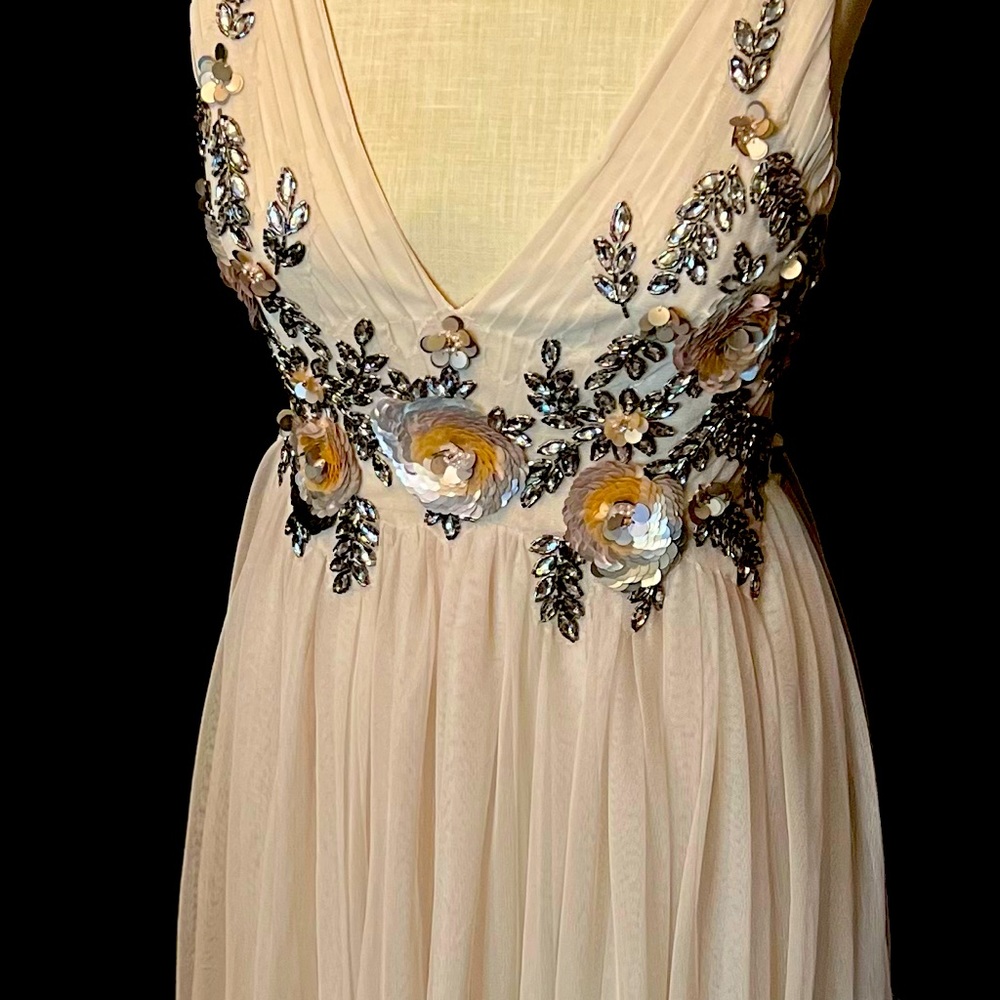 BHLDN Bridesmaids dress with sequins
